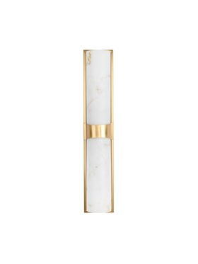 MIAhome MIAhome Lampa ścienna MURO LED biały marmur 66 cm Biały
