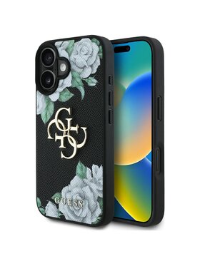 Guess Guess Etui na telefon iPhone 16 Czarny