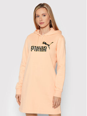 Puma Puma Плетена рокля Winterized 848200 Оранжев Relaxed Fit