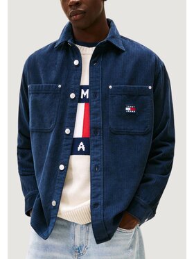 Tommy Jeans Tommy Jeans Πουκάμισο TJM RLX WASHED CORD Μπλε Casual Fit