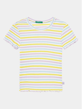 United Colors Of Benetton United Colors Of Benetton T-shirt 3W5BC10H7 Šarena Regular Fit