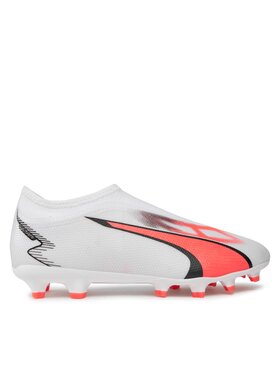 Puma Puma Buty do piłki nożnej Ultra Match Ll Fg/Ag Jr 107514 01 Biały