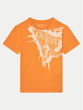 Guess Guess Tričko L5GI20 K8HM4 Oranžová Regular Fit