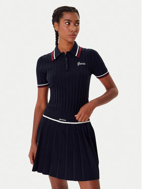 Guess Guess Sweter V5BP04 Z1152 Granatowy Regular Fit