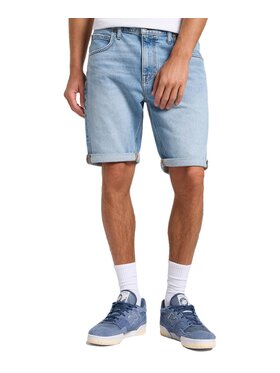 Lee Lee Szorty jeansowe 112363931 Niebieski Regular Fit