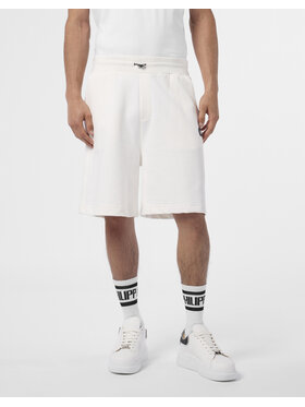 PHILIPP PLEIN PHILIPP PLEIN Pantaloncini sportivi 29831 Bianco Jogger Fit