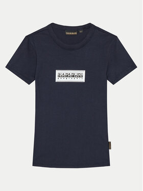 Napapijri Napapijri T-shirt Chamois NP0A4HYL S Tamnoplava Regular Fit