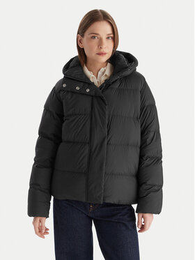 Tommy Hilfiger Tommy Hilfiger Пухено яке WW0WW45739 Черен Regular Fit