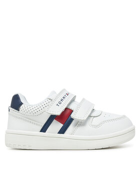 Tommy Hilfiger Tommy Hilfiger Sneakers Flag Low Cut Velcro Sneaker T1X9-33841-1355 M Bianco