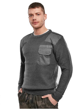 Brandit Brandit Sweter 5018.5 Szary Regular Fit