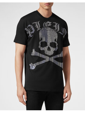 PHILIPP PLEIN PHILIPP PLEIN Tričko 3949 Čierna Regular Fit