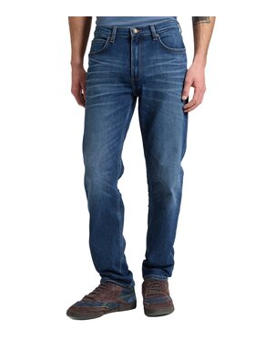 Lee Lee Jeansy 112386493 Niebieski Straight Leg