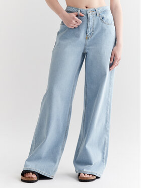Americanos Americanos Jeans Cartagena Blau Wide Low-Rise