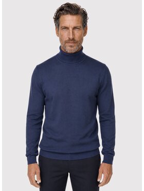 Pako Lorente Pako Lorente Sweter P26WN-2X-016 Granatowy Classic Fit