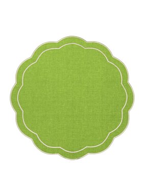 Roseberry Home Roseberry Home Podkładka na stół haftowana Lime Petali Czarny