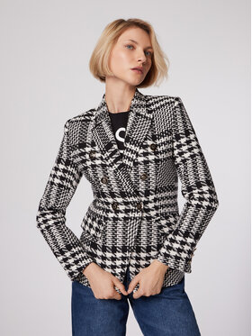 Simple Simple Сако MKD505-01 Черен Slim Fit