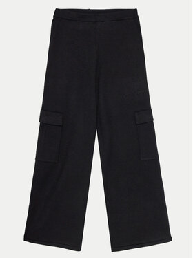 Guess Guess Pantaloni din material J4BB08 Z2V42 Negru Relaxed Fit
