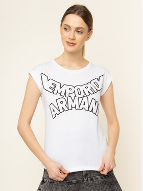 Emporio Armani Emporio Armani T-Shirt 3H2T7S 2J53Z 0100 Biały Slim Fit