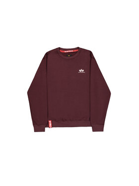 Alpha Industries Alpha Industries Bluza Basic Small Logo Sweatshirt Czerwony Regular Fit