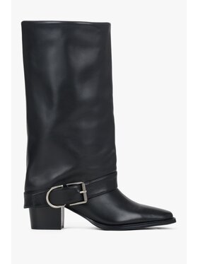 Estro Estro Καουμπόικες Μπότες & Μποτάκια ER00118499 Μαύρο