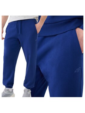 4F 4F Jogger nohavice 4FWMM00TTROM1139-031S Tmavomodrá Regular Fit