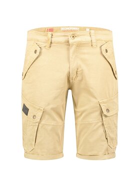 Geographical Norway Geographical Norway Bermudy SX1427H/GNO-Beige Beżowy Regular Fit