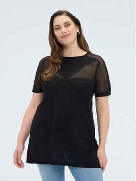 Fiorella Rubino Fiorella Rubino Sweter M254L008534N033 Czarny Regular Fit