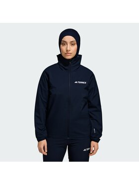 adidas adidas Kurtka hardshell 152441 Błękitny Regular Fit