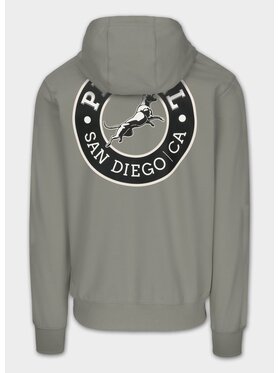 PITBULL PITBULL Bluza Bluza męska z kapturem SAN DIEGO CA S Zielony Regular Fit