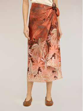 Motivi Motivi Gonna midi 1240Q301290N0S7 Arancione Regular Fit