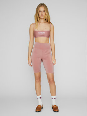 ROTATE ROTATE Športové kraťasy Kamelia RT498 Ružová Slim Fit