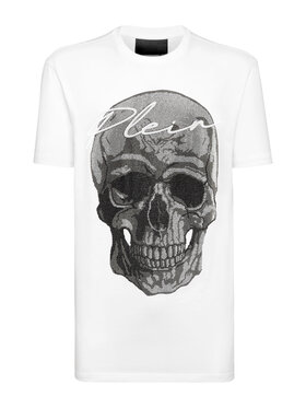 PHILIPP PLEIN PHILIPP PLEIN T-Shirt 14629 Biały Regular Fit