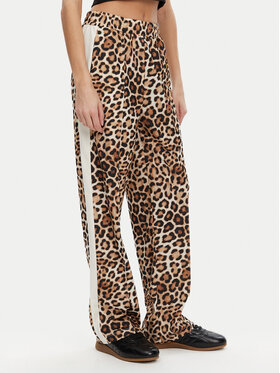 Puma Puma Teplákové kalhoty T7 Leo Luxe 632343 Hnědá Straight Fit
