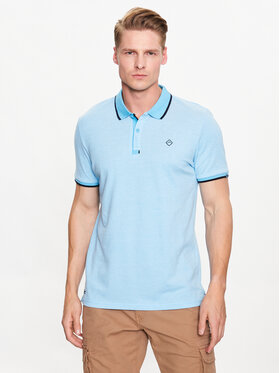 Volcano Volcano Polo T-Nax M35094 Niebieski Regular Fit