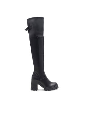 DeeZee DeeZee Μπότες πάνω από το γόνατο Rachel HL220437 Μαύρο