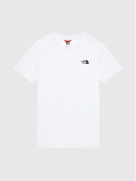 The North Face The North Face T-shirt Unisex Simple Dome NF0A2WAN Bianco Regular Fit