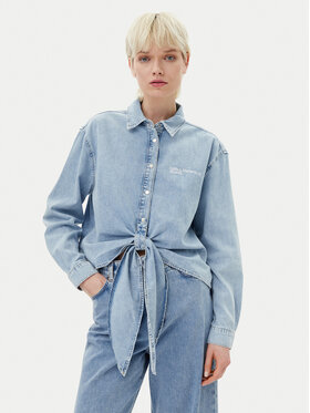 Karl Lagerfeld Jeans Karl Lagerfeld Jeans džínsová košeľa A2W11021 Modrá Regular Fit