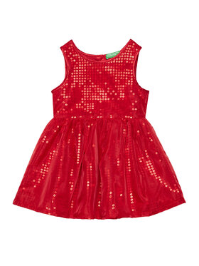 United Colors Of Benetton United Colors Of Benetton Φόρεμα καθημερινό 42R4GV01Z Κόκκινο Regular Fit