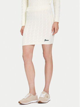 Guess Guess Puzdrová sukňa V5BD03 Z0572 Béžová Regular Fit