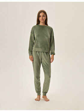 Henderson Henderson Piżama 42029 Zielony Regular Fit