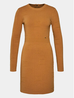 Gaudi Gaudi Robe en tricot 321FD13005 Orange Regular Fit