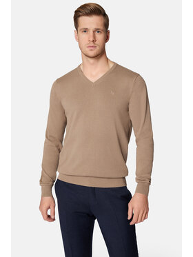 Lancerto Lancerto Sweter Lenny SW073223000033 Beżowy Regular Fit