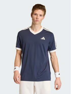 adidas adidas Koszulka techniczna TENNIS CLASSICS Niebieski jasny Regular Fit