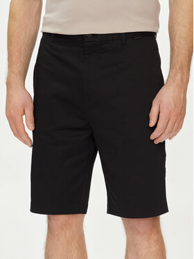 Calvin Klein Calvin Klein Šortky z materiálu Sateen K10K112831 Černá Regular Fit