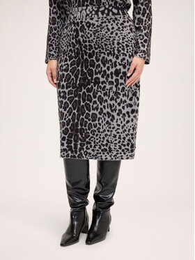Fiorella Rubino Fiorella Rubino Gonna midi 1605L000538N0S3 Grigio Regular Fit