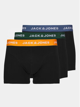 Jack&Jones Jack&Jones Комплект 3 чифта боксерки 12250203 Черен