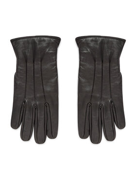Jack&Jones Jack&Jones Pánské rukavice Jacmontana Leather Gloves Noos 12125090 Černá