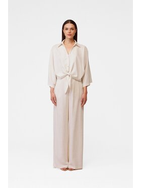 LE POSSÉ LE POSSÉ Pantaloni di tessuto SP Beige chiaro Regular Fit