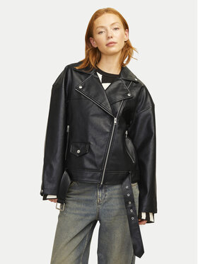 JJXX JJXX Geacă din imitație de piele Frida 12257725 Negru Loose Fit