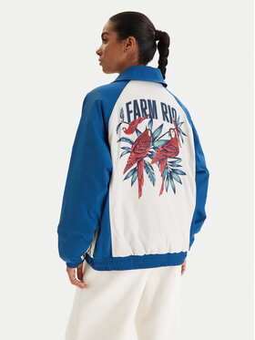 adidas adidas Mikina Farm Rio Premium KD2195 Modrá Oversize